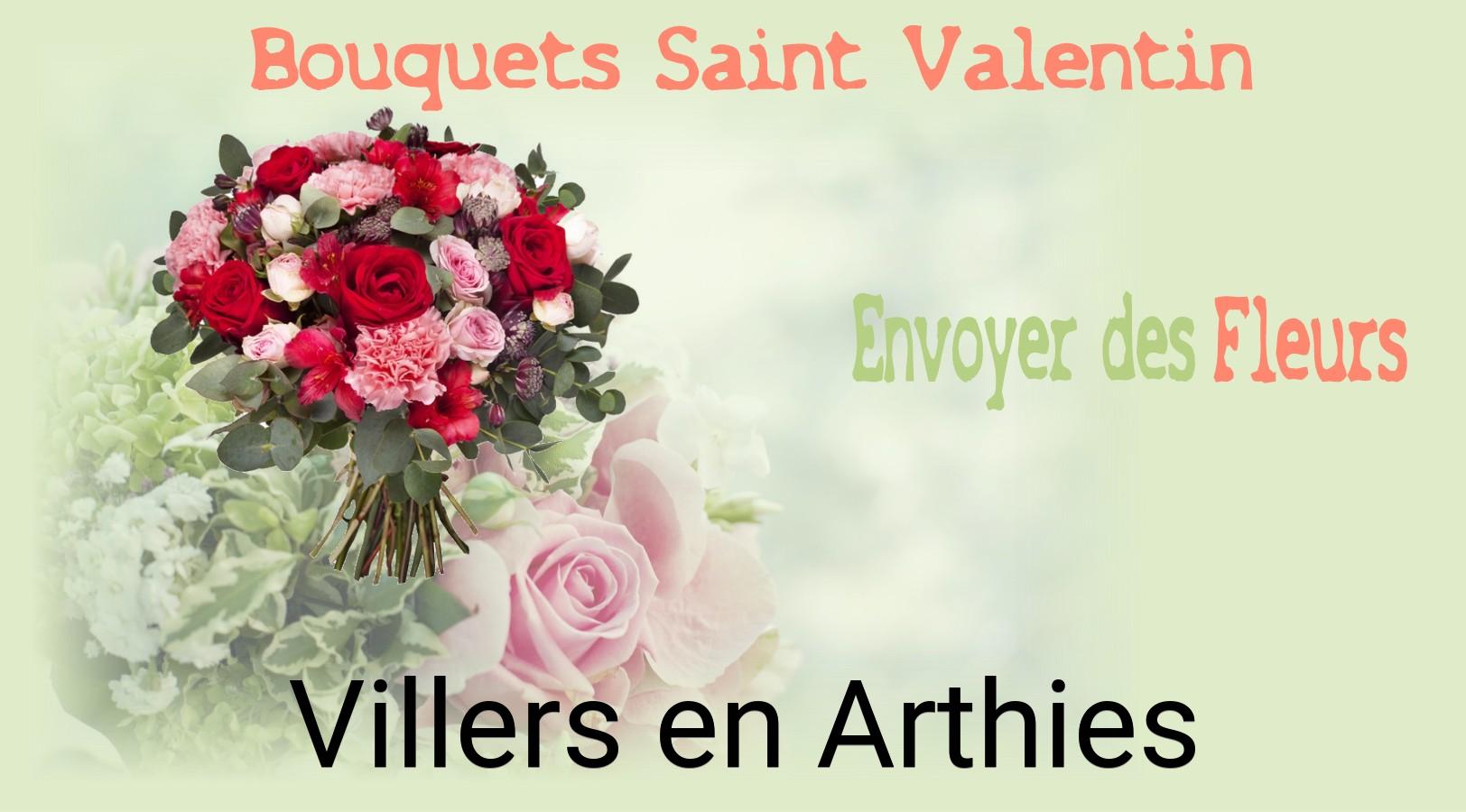 Roses de Saint-Valentin livrées à Villers-en-Arthies